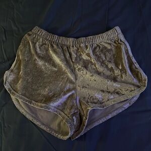 Small, soft and gold pajama shorts